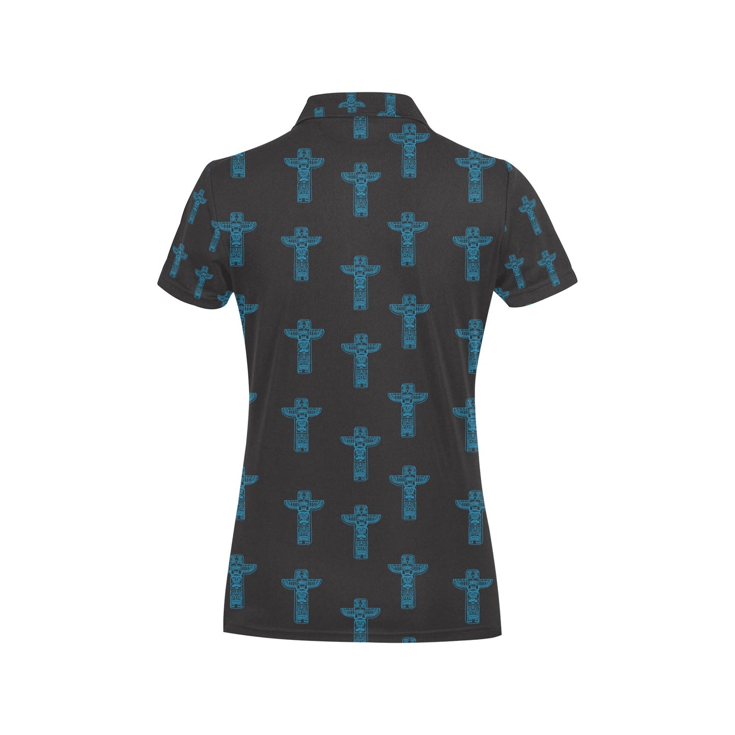 Totem Print Design LKS304 Women's Polo Shirt