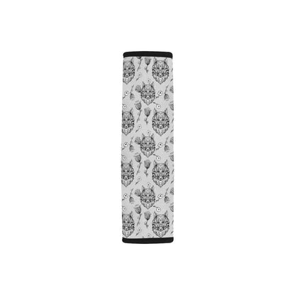 Tribal Pattern Print Design LKS306 Car Seat Belt Cover