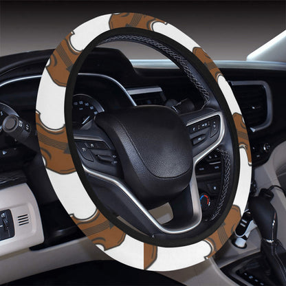 Violin Print Design LKS405 Steering Wheel Cover with Elastic Edge