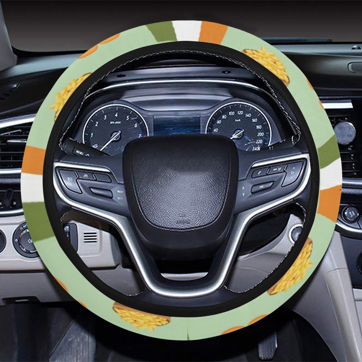 St Patricks Day Print Design LKS302 Steering Wheel Cover with Elastic Edge