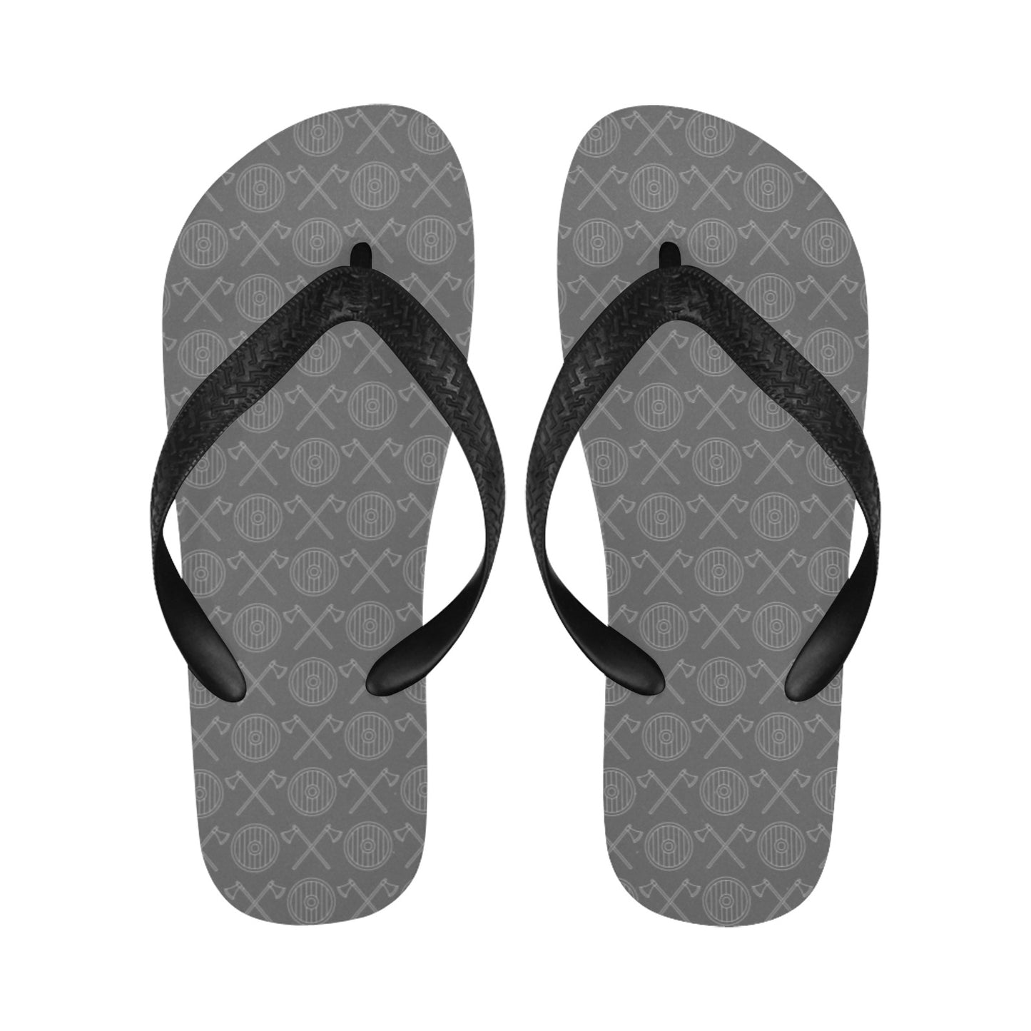 Vikings Print Design LKS303 Flip Flops