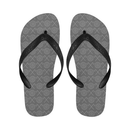 Vikings Print Design LKS303 Flip Flops