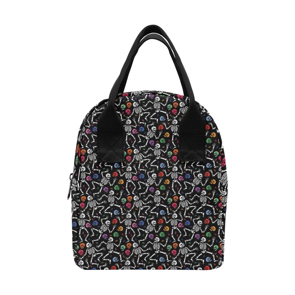 Skeleton Print Design LKS307 Insulated Lunch Bag