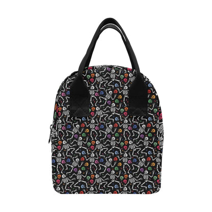 Skeleton Print Design LKS307 Insulated Lunch Bag