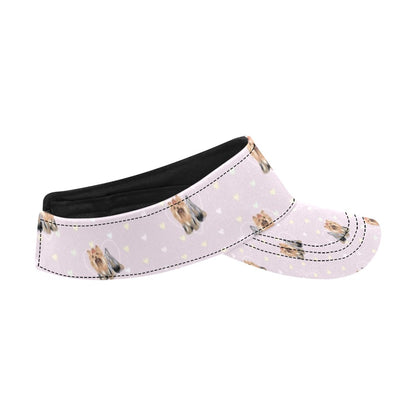 Yorkshire Terriers Print Design LKS302 Unisex Sun Visor