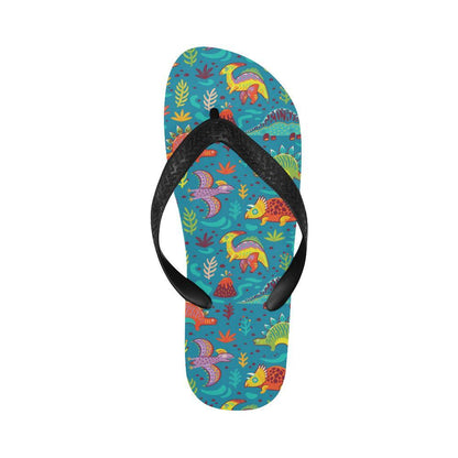 Dinosaur Cartoon Style Flip Flops-JTAMIGO.COM