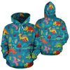 Dinosaur Cartoon Style Pullover Hoodie