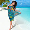 Dinosaur Cartoon Style Sarong Pareo Wrap