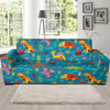 Dinosaur Cartoon Style Sofa Slipcover-JTAMIGO.COM