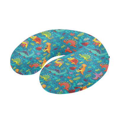 Dinosaur Cartoon Style U-Shaped Travel Neck Pillow-JTAMIGO.COM