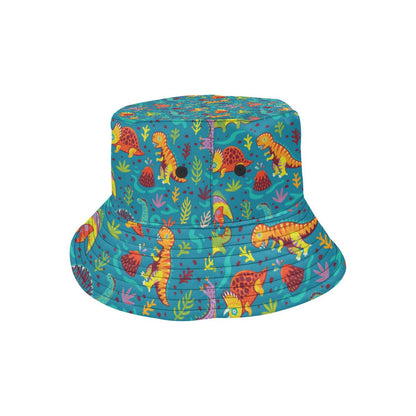 Dinosaur Cartoon Style Unisex Bucket Hat