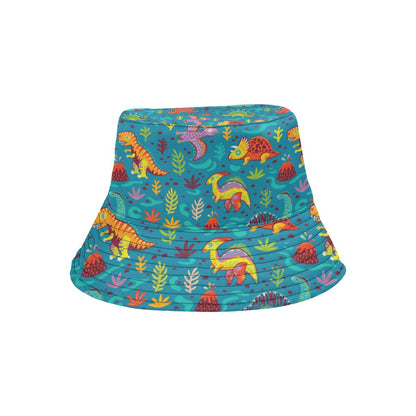 Dinosaur Cartoon Style Unisex Bucket Hat