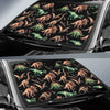 Dinosaur Print Pattern Car Sun Shade For Windshield