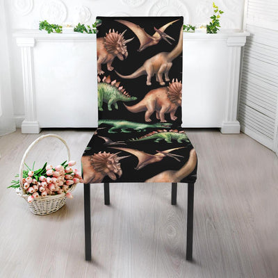 Dinosaur Print Pattern Dinning Chair Slipper-JTAMIGO.COM