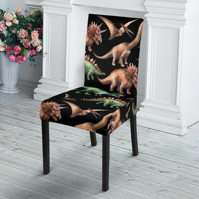 Dinosaur Print Pattern Dinning Chair Slipper-JTAMIGO.COM