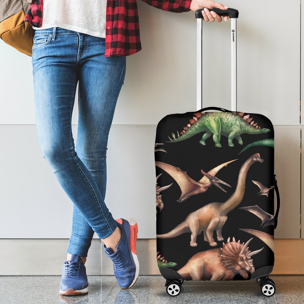Dinosaur Print Pattern Luggage Cover Protector