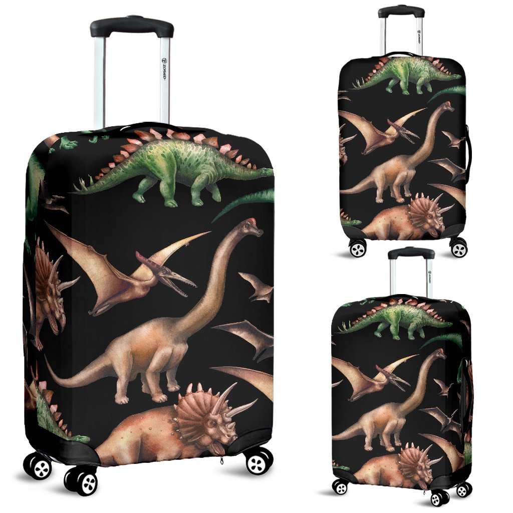 Dinosaur Print Pattern Luggage Cover Protector