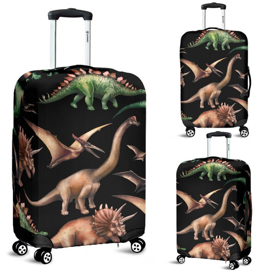 Dinosaur Print Pattern Luggage Cover Protector