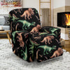 Dinosaur Print Pattern Recliner Slipcover-JTAMIGO.COM