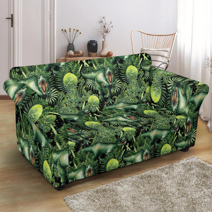 Dinosaur T Rex Print Pattern Loveseat Slipcover-JTAMIGO.COM