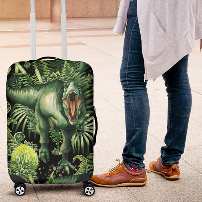 Dinosaur T Rex Print Pattern Luggage Cover Protector