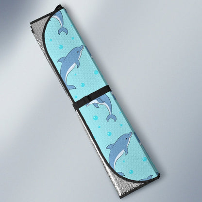 Dolphin Baby Cute Print Pattern Car Sun Shade For Windshield