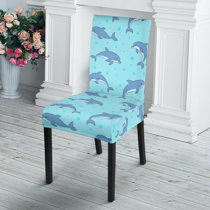 Dolphin Baby Cute Print Pattern Dinning Chair Slipper-JTAMIGO.COM