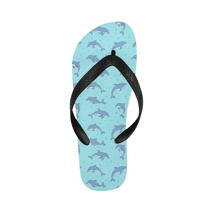 Dolphin Baby Cute Print Pattern Flip Flops-JTAMIGO.COM