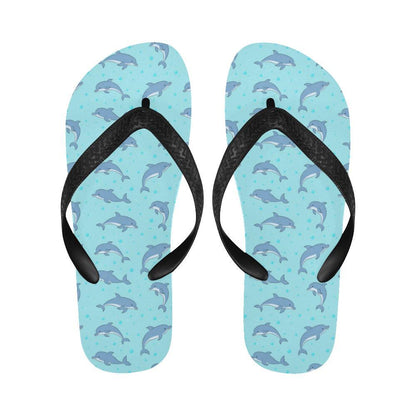 Dolphin Baby Cute Print Pattern Flip Flops-JTAMIGO.COM