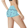 Dolphin Baby Cute Print Pattern High Waisted Spandex Shorts-JTAMIGO.COM