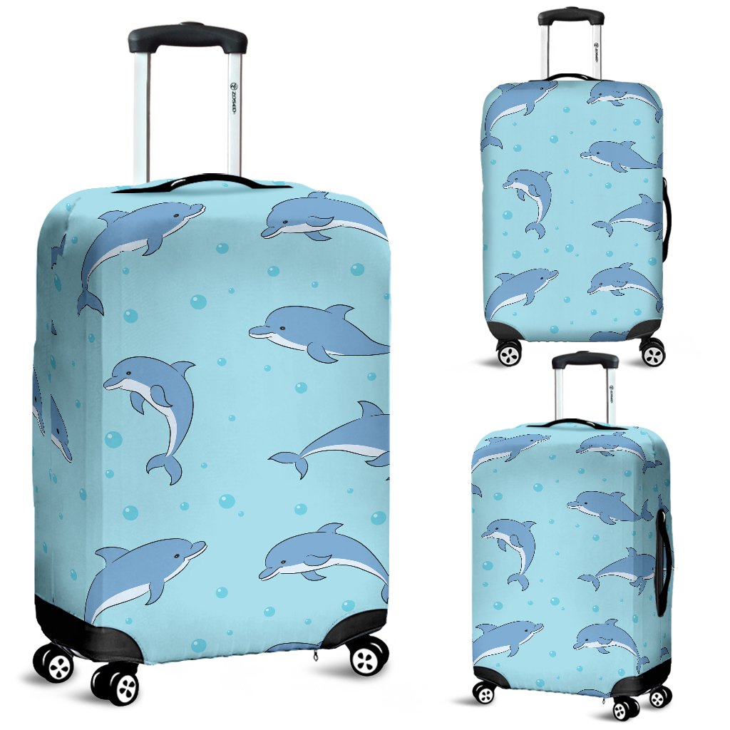 Dolphin Baby Cute Print Pattern Luggage Cover Protector