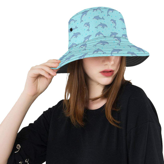 Dolphin Baby Cute Print Pattern Unisex Bucket Hat