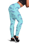 Dolphin Baby Cute Print Pattern Women Leggings