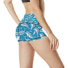 Dolphin Cute Print Pattern High Waisted Spandex Shorts-JTAMIGO.COM