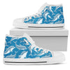 Dolphin Cute Print Pattern Women High Top Shoes