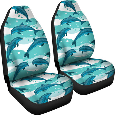 Dolphin Design Print Pattern Universal Fit Car Seat Covers