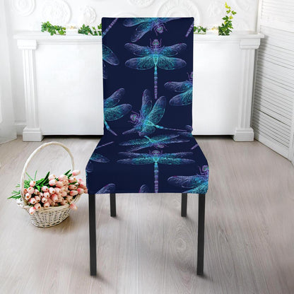 Dragonfly Hand Drawn Style Print Dinning Chair Slipper-JTAMIGO.COM