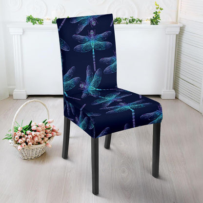 Dragonfly Hand Drawn Style Print Dinning Chair Slipper-JTAMIGO.COM