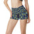 Dragonfly Lime Blue Print Pattern High Waisted Spandex Shorts-JTAMIGO.COM