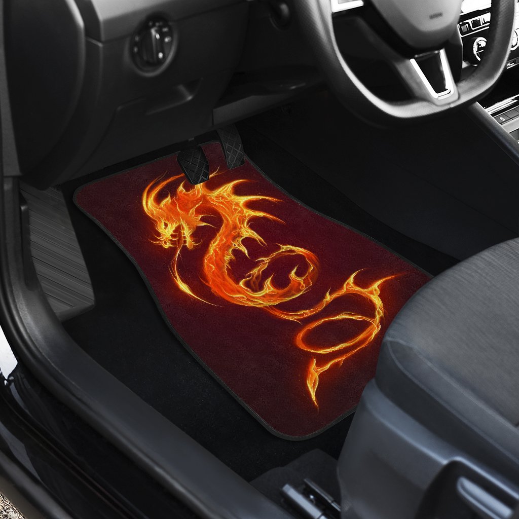 Dragons Fire Design Car Floor Mats