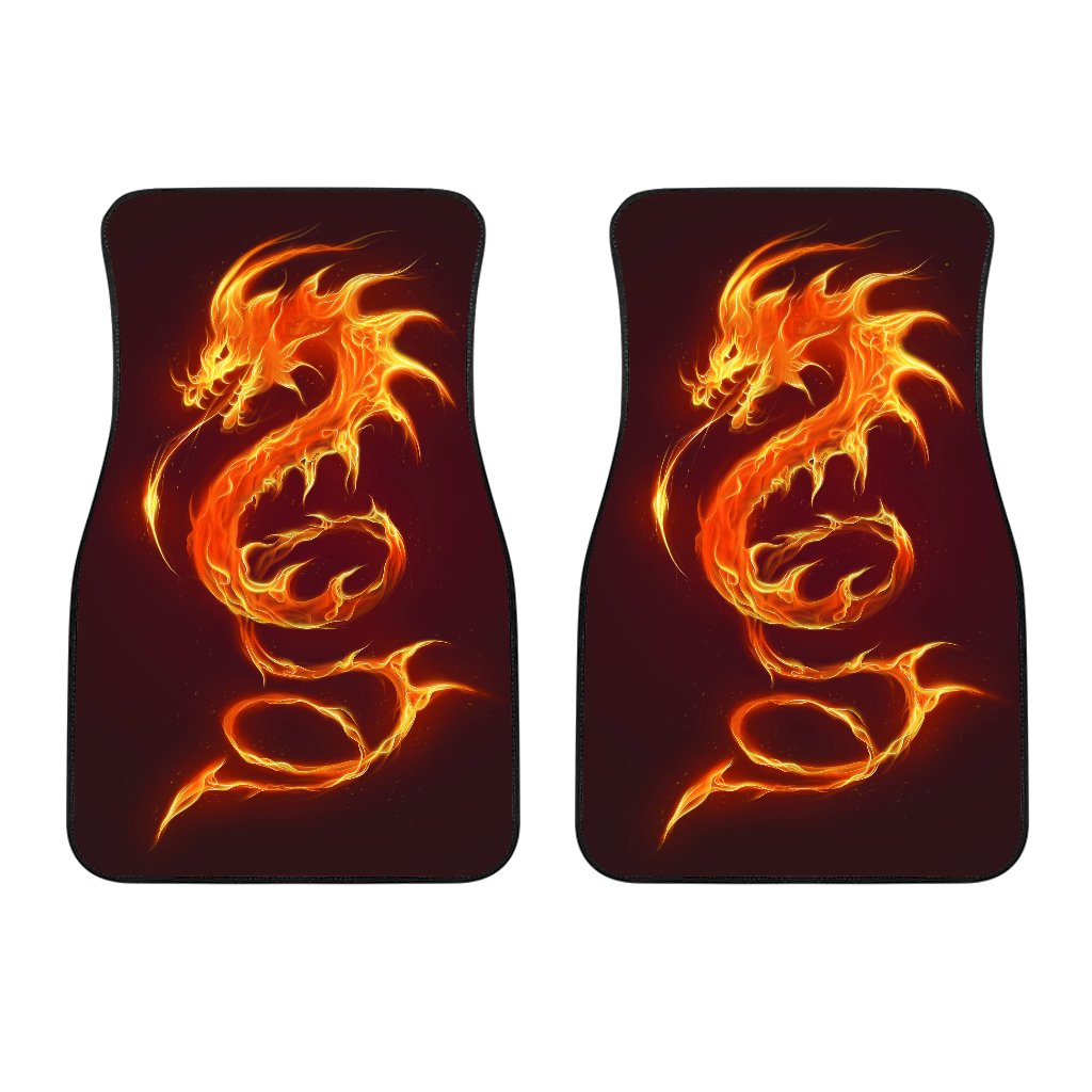 Dragons Fire Design Car Floor Mats