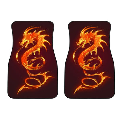 Dragons Fire Design Car Floor Mats