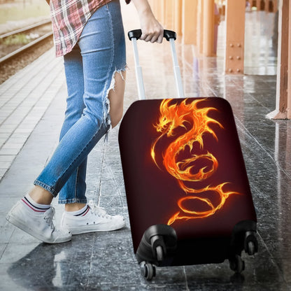 Dragons Fire Design Luggage Cover Protector