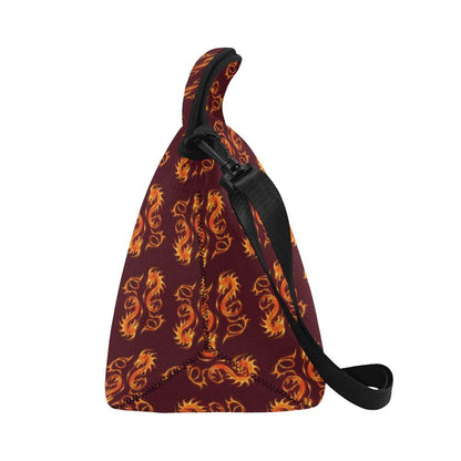 Dragons Fire Design Neoprene Lunch Bag (Model 1669)(Large)-JTAMIGO.COM