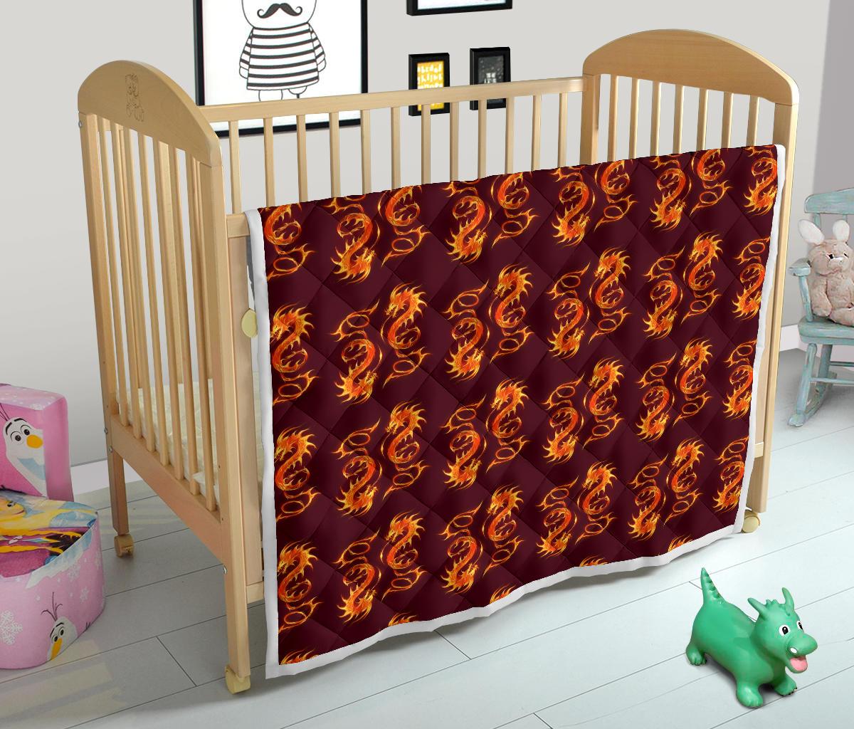 Dragons Fire Design Premium Quilt-JTAMIGO.COM