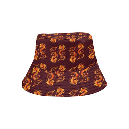 Dragons Fire Design Unisex Bucket Hat