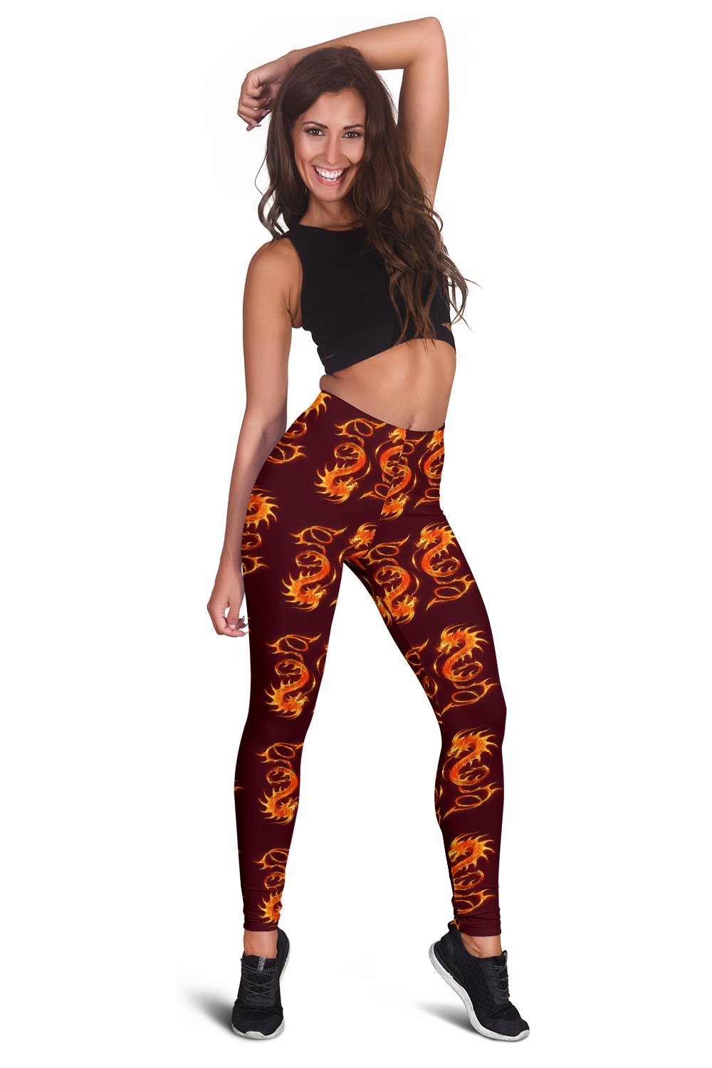 Dragons Fire Design Women Leggings