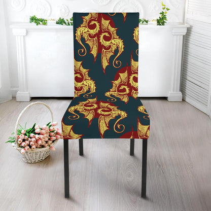 Dragons Gold Design Pattern Dinning Chair Slipper-JTAMIGO.COM