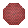 Dragons Red Skin Texture Automatic Foldable Umbrella