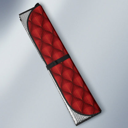 Dragons Red Skin Texture Car Sun Shade For Windshield